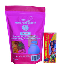 GROSI VIT GOLD VITAMIN PLUS BOOST ENERGY ,STIMULANT APETITE