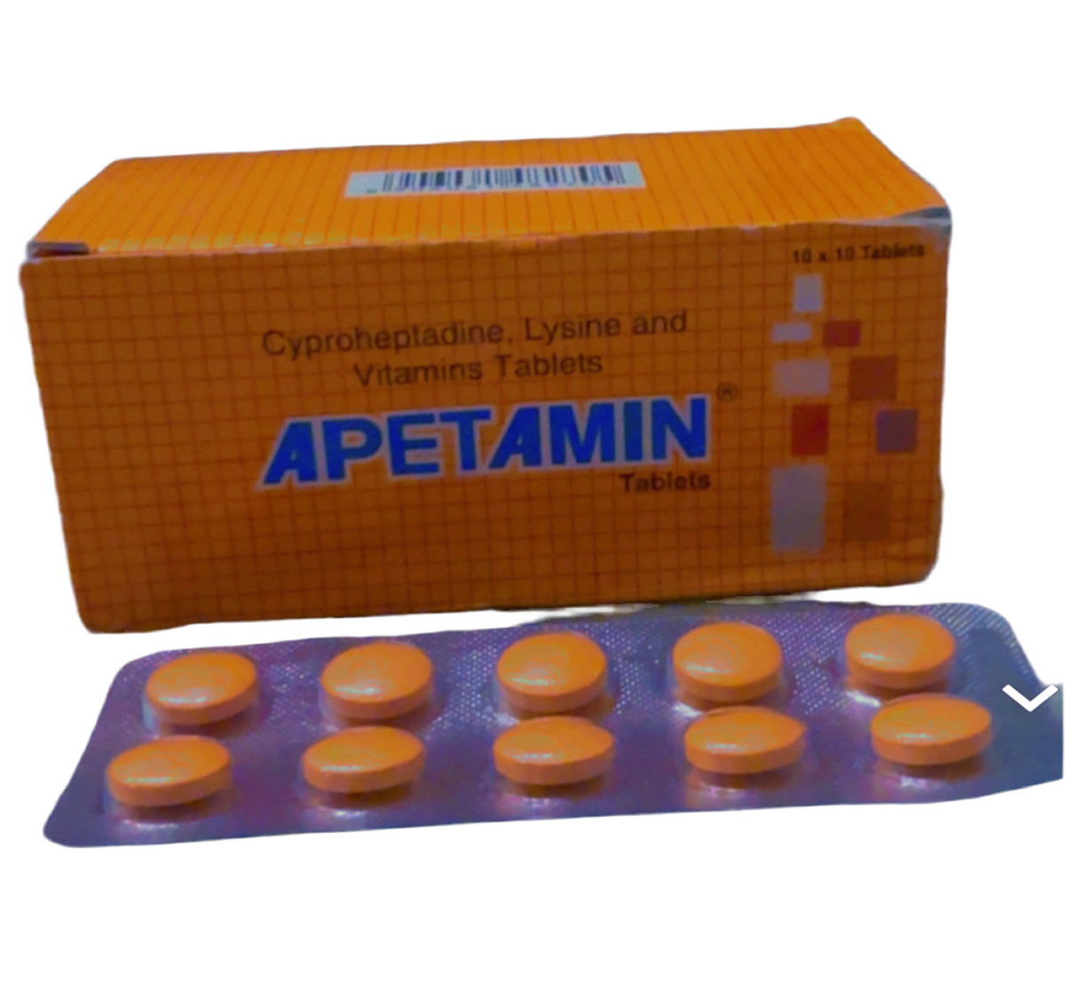 APETAMIN CAPSULs 10 PLAQUETTE / 10 TABLETS